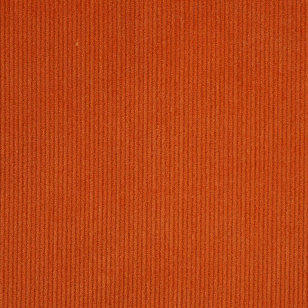 Feincord aus Baumwolle kürbisorange